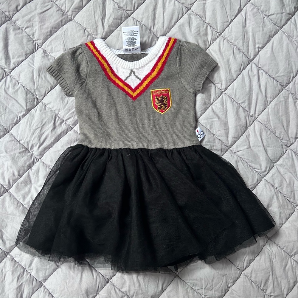 Harry Potter - Gryffindor Infant Girls knitted dress - 18 Months